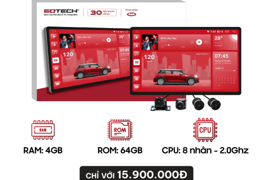 GIẢI PHÁP KHI GẮN MÀN 13.1 INCH CHO XE BỊ CHE CỬA GIÓ ĐIỀU HÒA - GOTECH GT11.5I 360