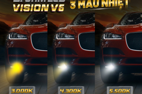Bi gầm 3 chế độ màu VISION V6