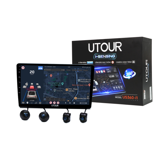 Màn hình liền Camera 360 AI ADAS UTOUR US360-i1